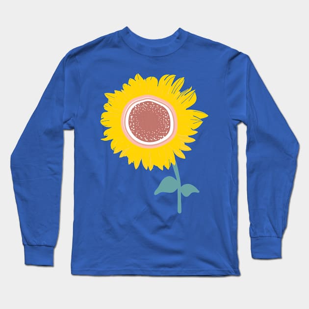 Sunflower4 Long Sleeve T-Shirt by CindyS